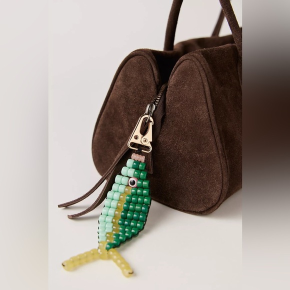 Free People Accessories - NWT- Free People Beaded Fish Bag Charm